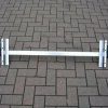 AXLE 600KG GROSS UNBRAKED 4X4PCD 1360ohf  angle iron mounting brackets 1018 mm between chassis angle iron brackets 40 INCH
