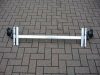 AXLE 600KG GROSS UNBRAKED 4X4PCD 1360ohf  angle iron mounting brackets 1018 mm between chassis angle iron brackets 40 INCH