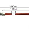 Alko Button End Detachable Trailer Bowden Brake Cable 1430mm (1430mm inner-1640mm outer)