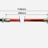 Alko Button End Detachable Trailer Bowden Brake Cable 890mm (890mm inner-1100mm outer)