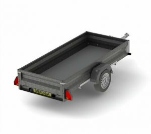 Rapide Trailers 8 x 4 Box Trailer 1600kg braked single axle