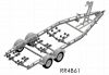 Rapide twin axle roller trailer R4B61 Gross weight 2000 kg 6.1m
