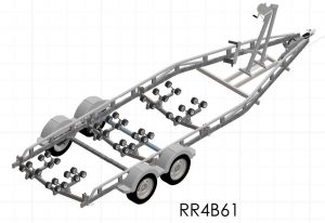 Rapide twin axle roller trailer R4B61 Gross weight 2000 kg 6.1m