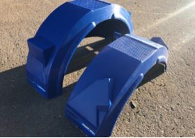BLUE SNIPE 10" MUDGUARD 670MM
