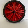 Puncture Proof trolley wheel 395x90-8  26mm red plastic rim