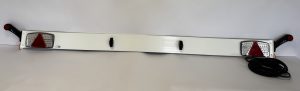 Heavy duty Lighting board 2.29m wide  with 10m cable. Two Fog Lights Two reversing Lights, combination rear,side and frontlights on stalk. LED Lights