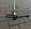 light board arm standard 25 box 2m long cranked end