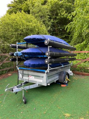 Box Trailer with Racks