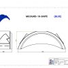 BLUE SNIPE 10" MUDGUARD 670MM