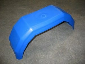 Blue Standard 10 inch Plastic Mudguard