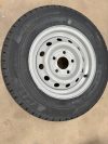 165x13 8ply wheel and tyre 5x112pcd  load per wheel 670KG